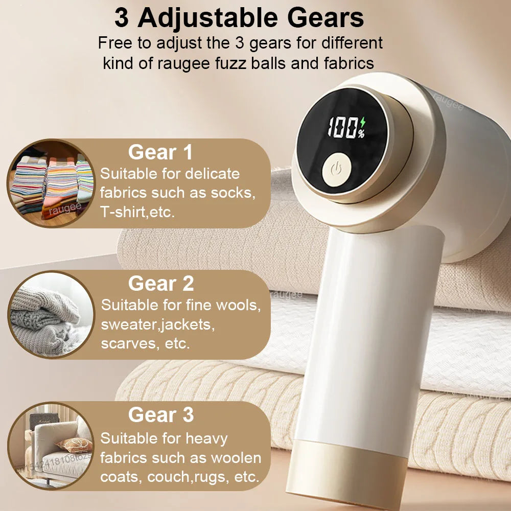 SupaClean™ Rechargeable Fabric Lint Remover