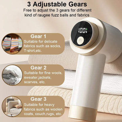 SupaClean™ Rechargeable Fabric Lint Remover